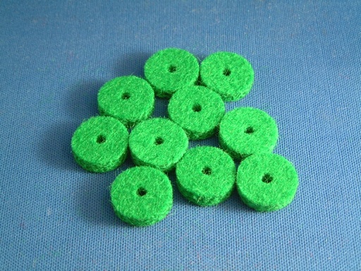 Front Rail Washers - Baize